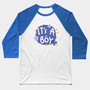 It's A Boy sticker Baseball T-Shirt